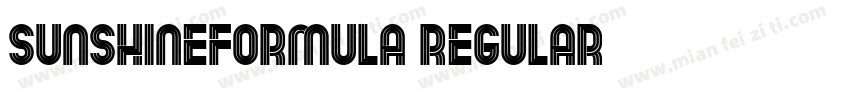 SunshineFormula Regular字体转换